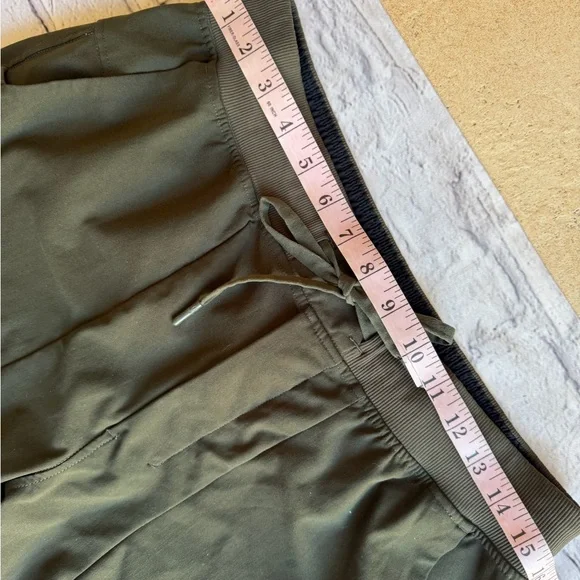 Lululemon Men's ABC Jogger Pants Olive Large Pull On Athletic Zip Pockets EUC - Picture 3 of 16